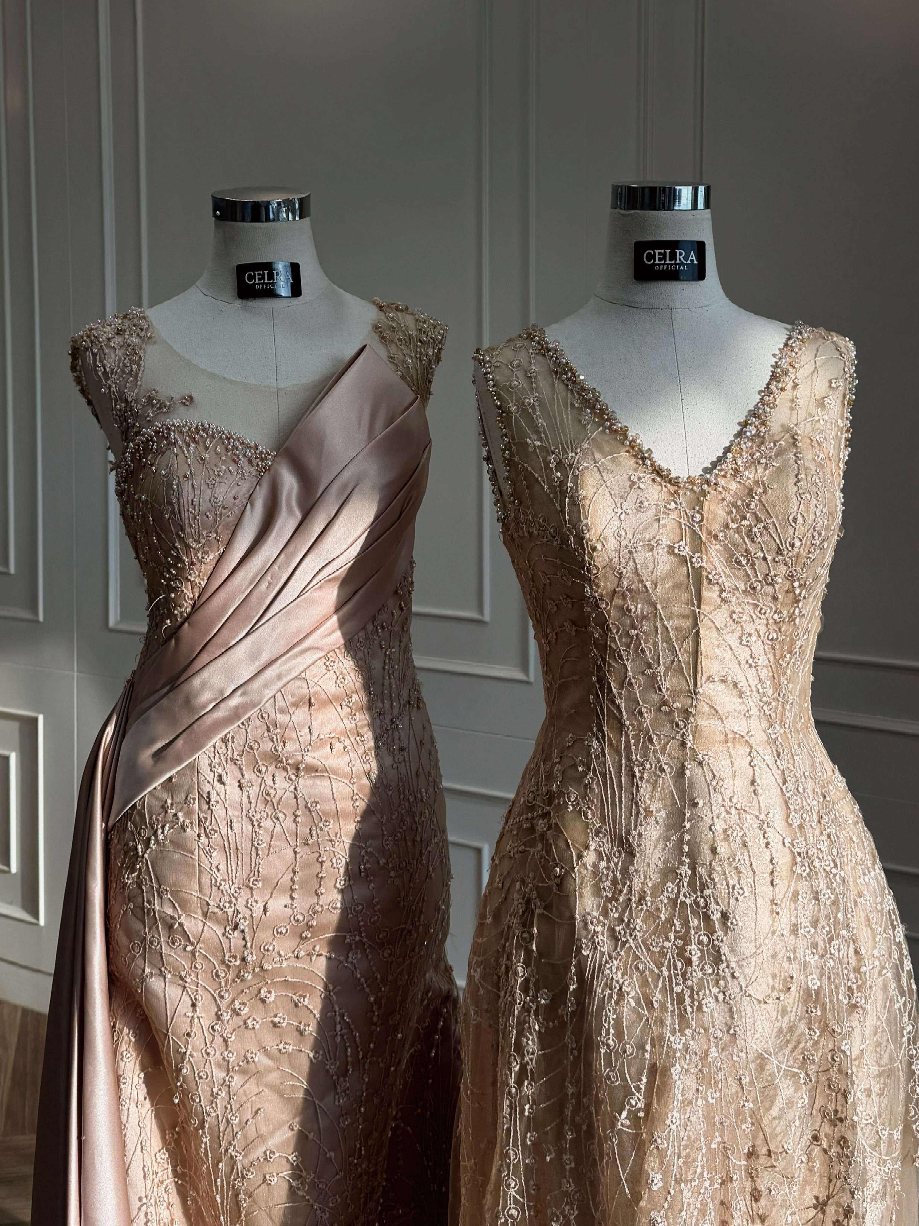 CELRA.id Champagne rental gown